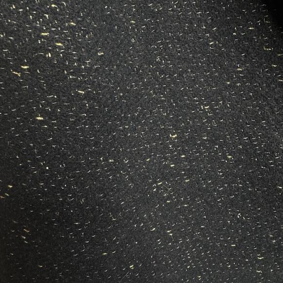 Womens Elevated Basic Cropped Tweed Blazer Sz 22W Black Gold Flecks Jacket - Picture 8 of 16